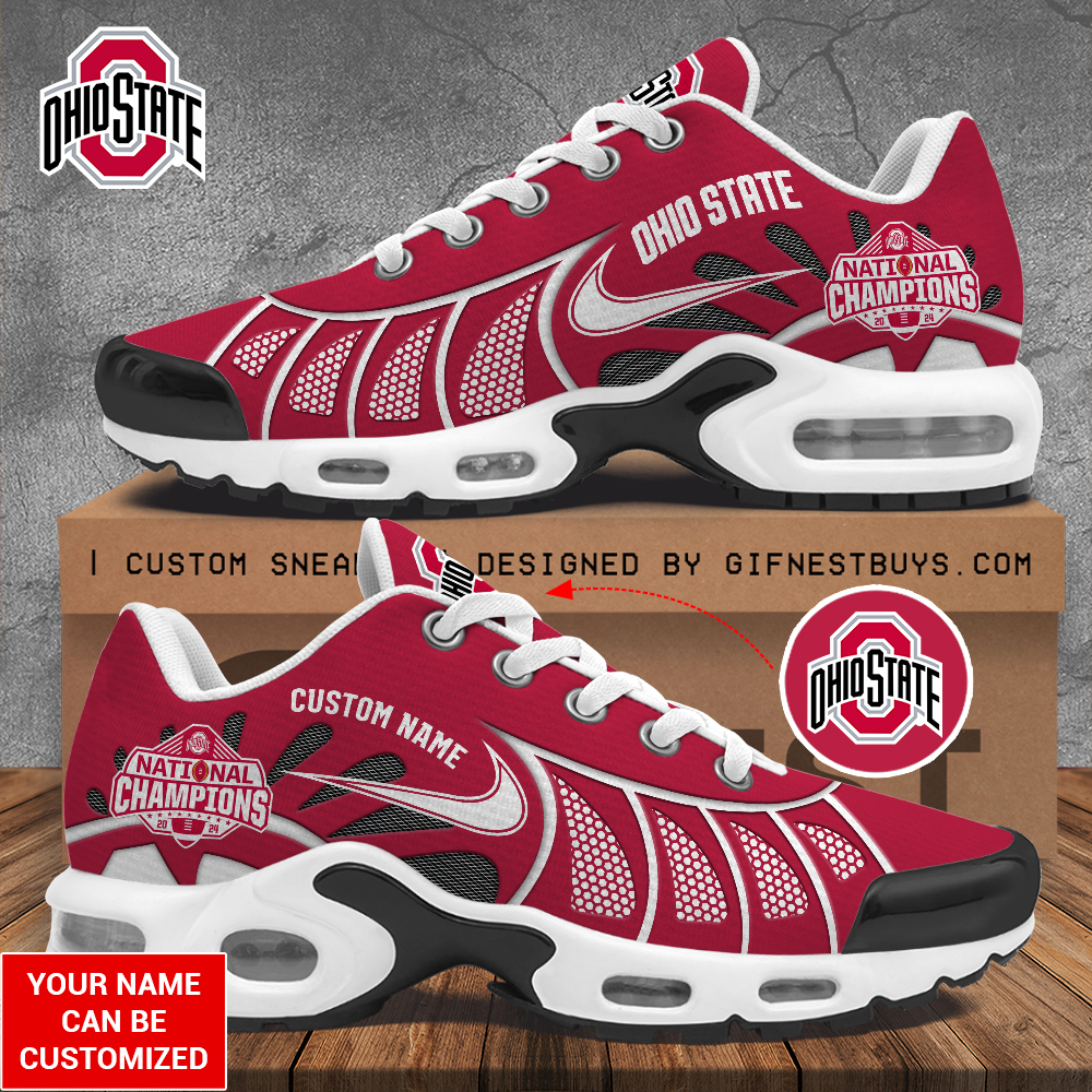 JWFancy Ohio State Buckeyes TN Shoes Sneakers For Men And Women