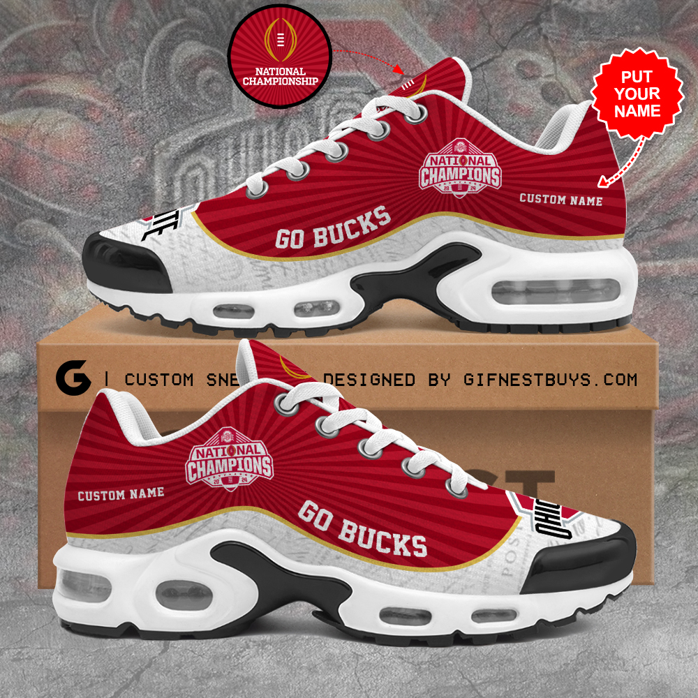 JWFancy Ohio State Buckeyes TN Shoes Sneakers For Men And Women