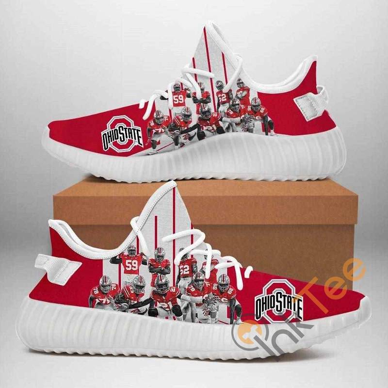 JWFancy Ohio State Buckeyes Yeezy Boost Shoes For Men And Women