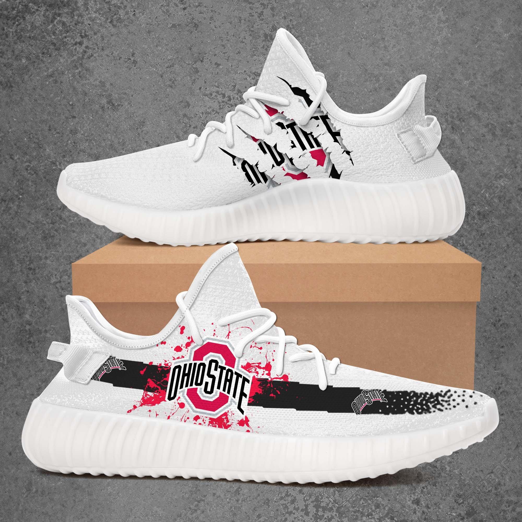 JWFancy Ohio State Buckeyes Yeezy Boost Shoes For Men And Women