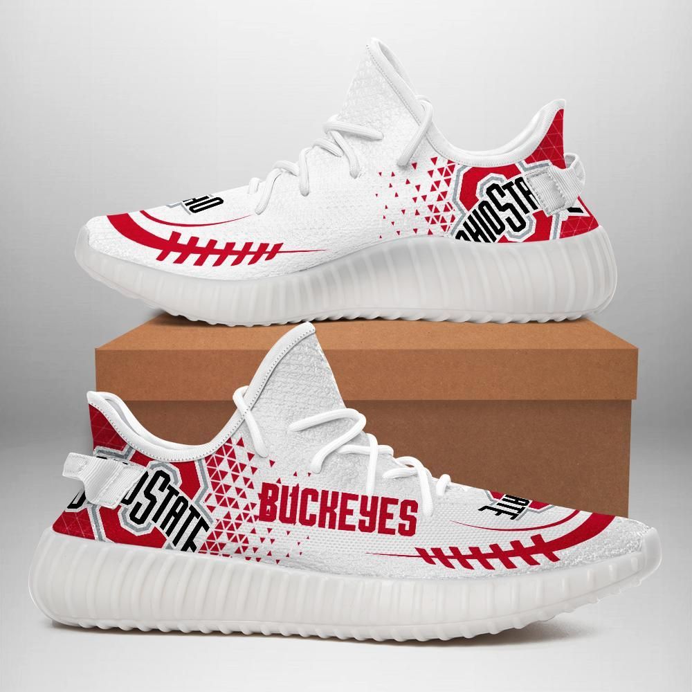 JWFancy Ohio State Buckeyes Yeezy Boost Shoes For Men And Women