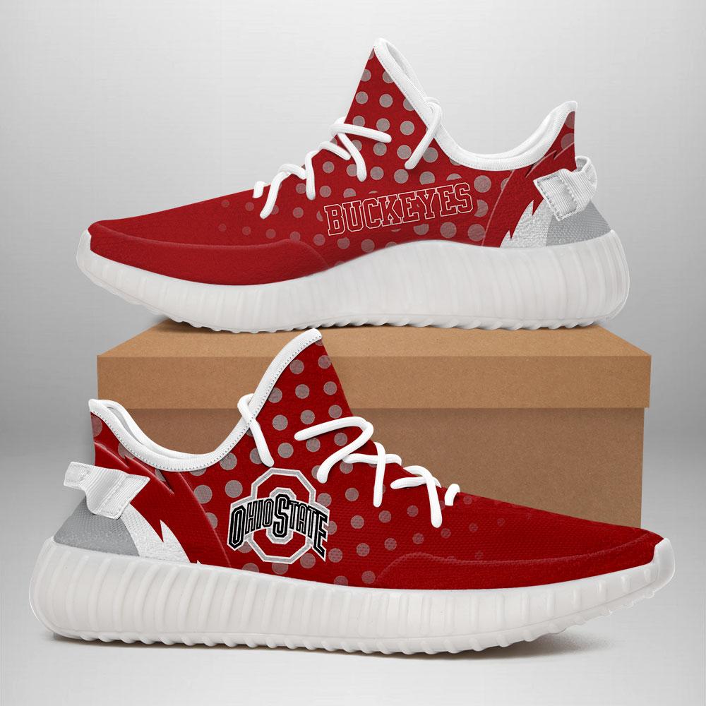 JWFancy Ohio State Buckeyes Yeezy Boost Shoes For Men And Women
