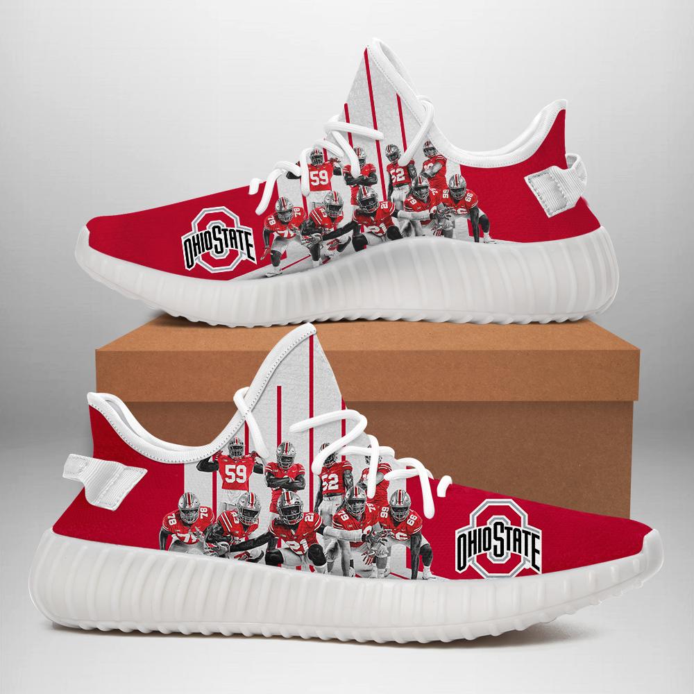 JWFancy Ohio State Buckeyes Yeezy Boost Shoes For Men And Women