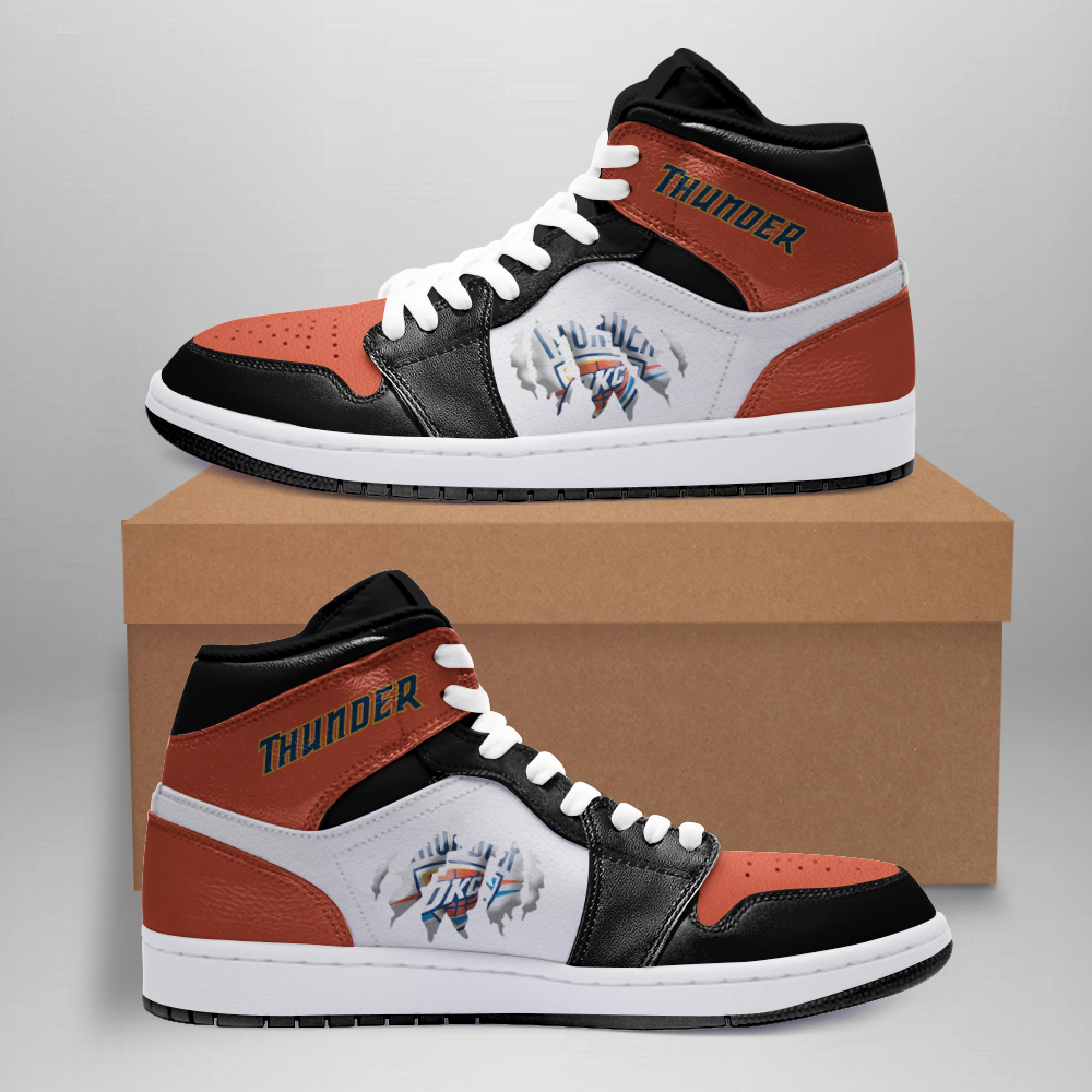 JWFancy Oklahoma City Thunder AJ1 High Sneakers Shoes For Men And Women