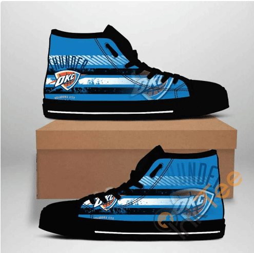 JWFancy Oklahoma City Thunder High Top Canvas Sneakers Shoes For Men And Women