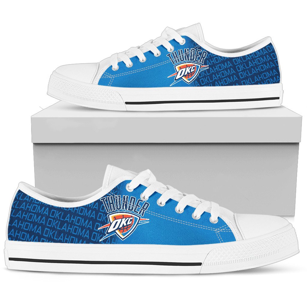 JWFancy Oklahoma City Thunder Low Top Canvas Sneakers Shoes For Men And Women