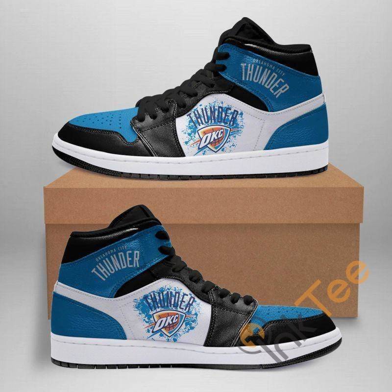 JWFancy Oklahoma City Thunder NBA AJ1 High Sneakers Shoes For Men And Women