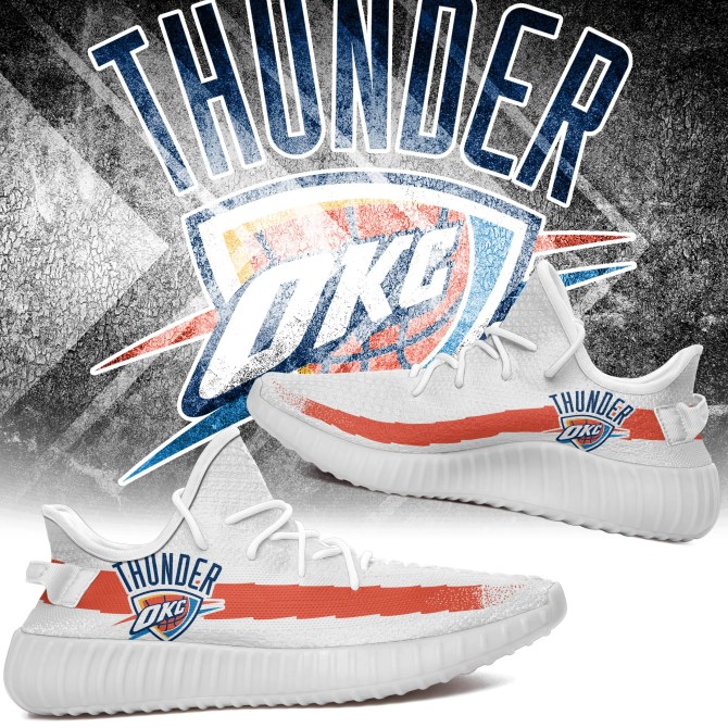 JWFancy Oklahoma City Thunder Yeezy Boost Shoes For Men And Women