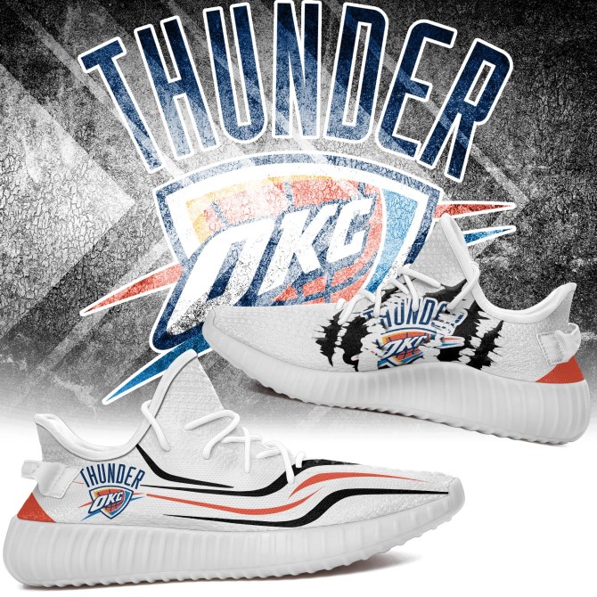 JWFancy Oklahoma City Thunder Yeezy Boost Shoes For Men And Women