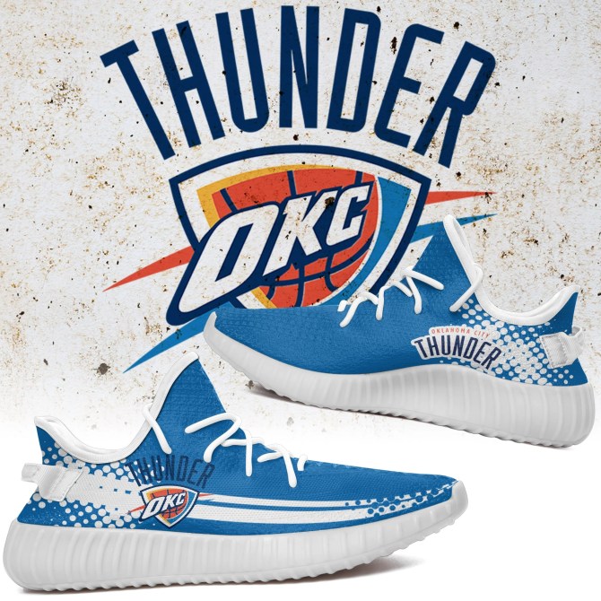 JWFancy Oklahoma City Thunder Yeezy Boost Shoes For Men And Women