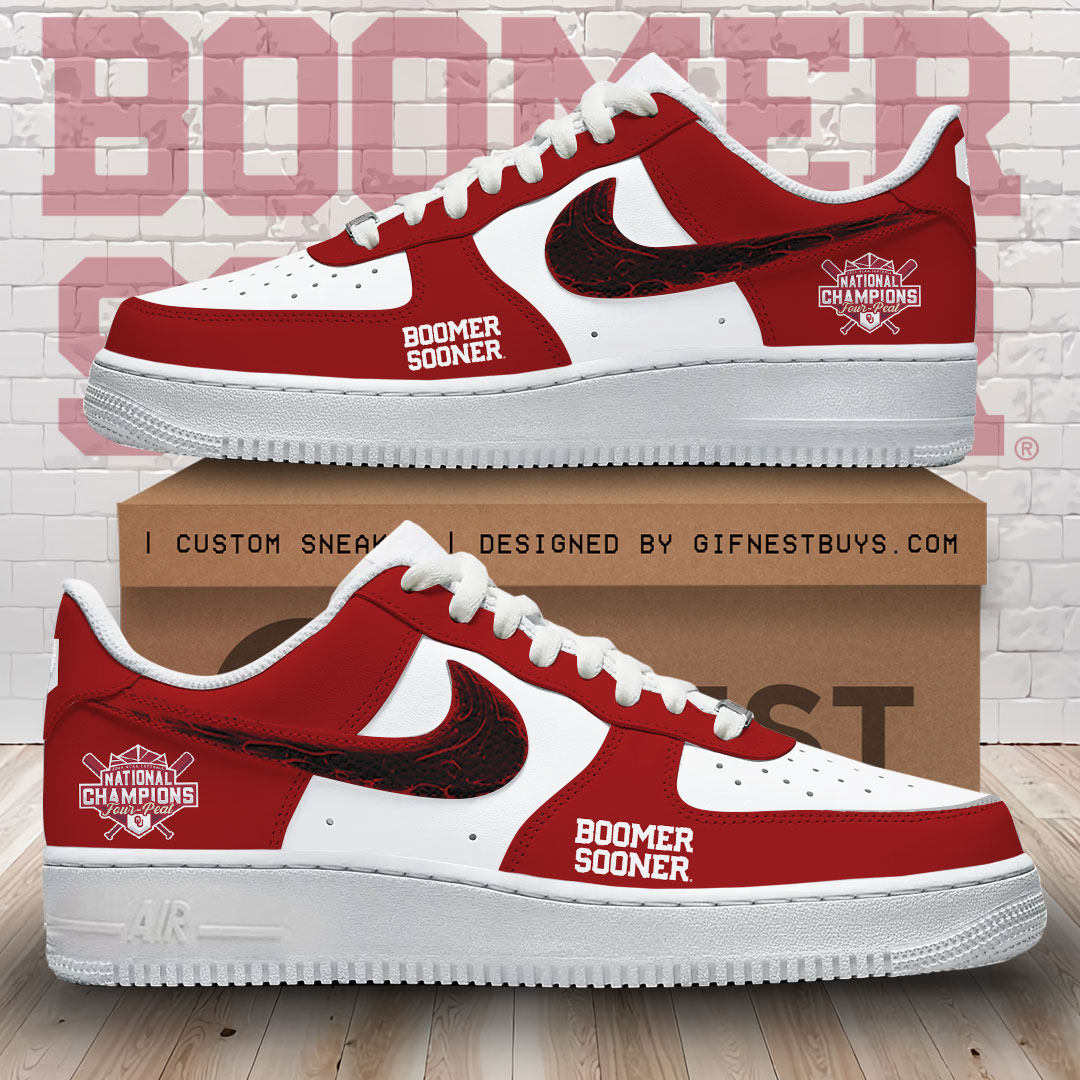 JWFancy Oklahoma Sooners Air Low-Top Sneakers Shoes For Men And Women