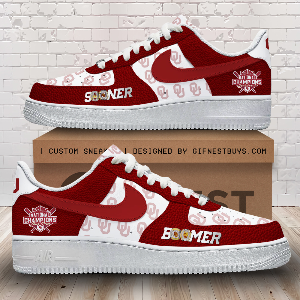 JWFancy Oklahoma Sooners Air Low-Top Sneakers Shoes For Men And Women