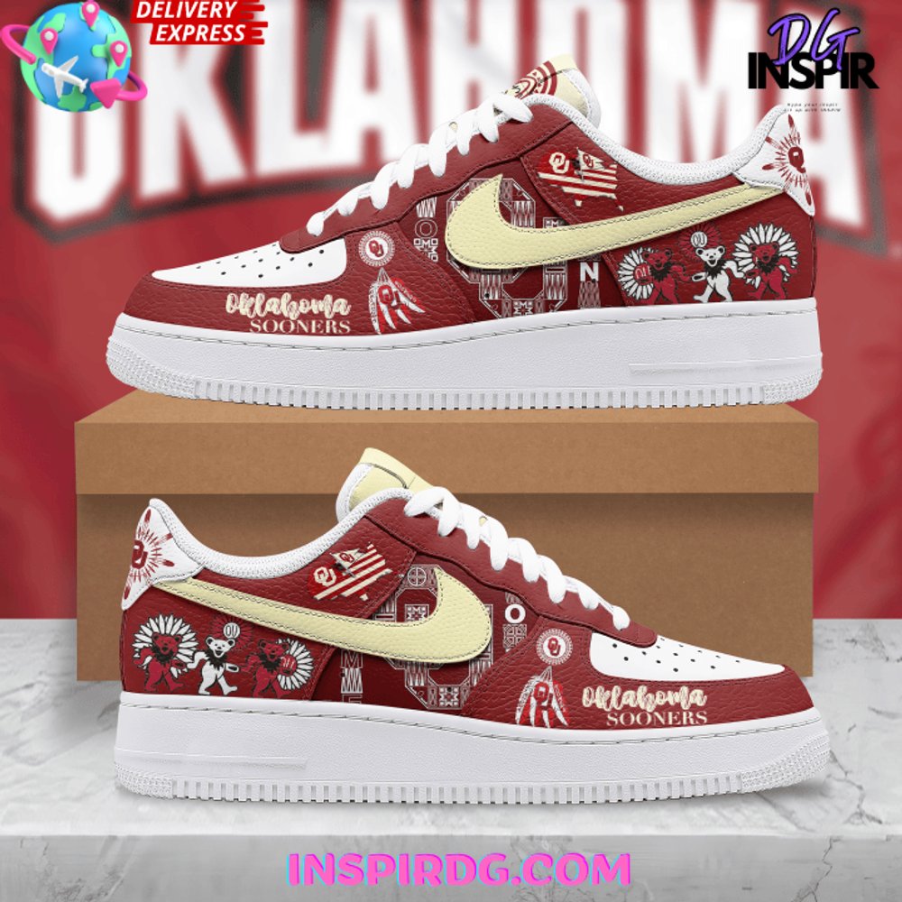 JWFancy Oklahoma Sooners Air Low-Top Sneakers Shoes For Men And Women