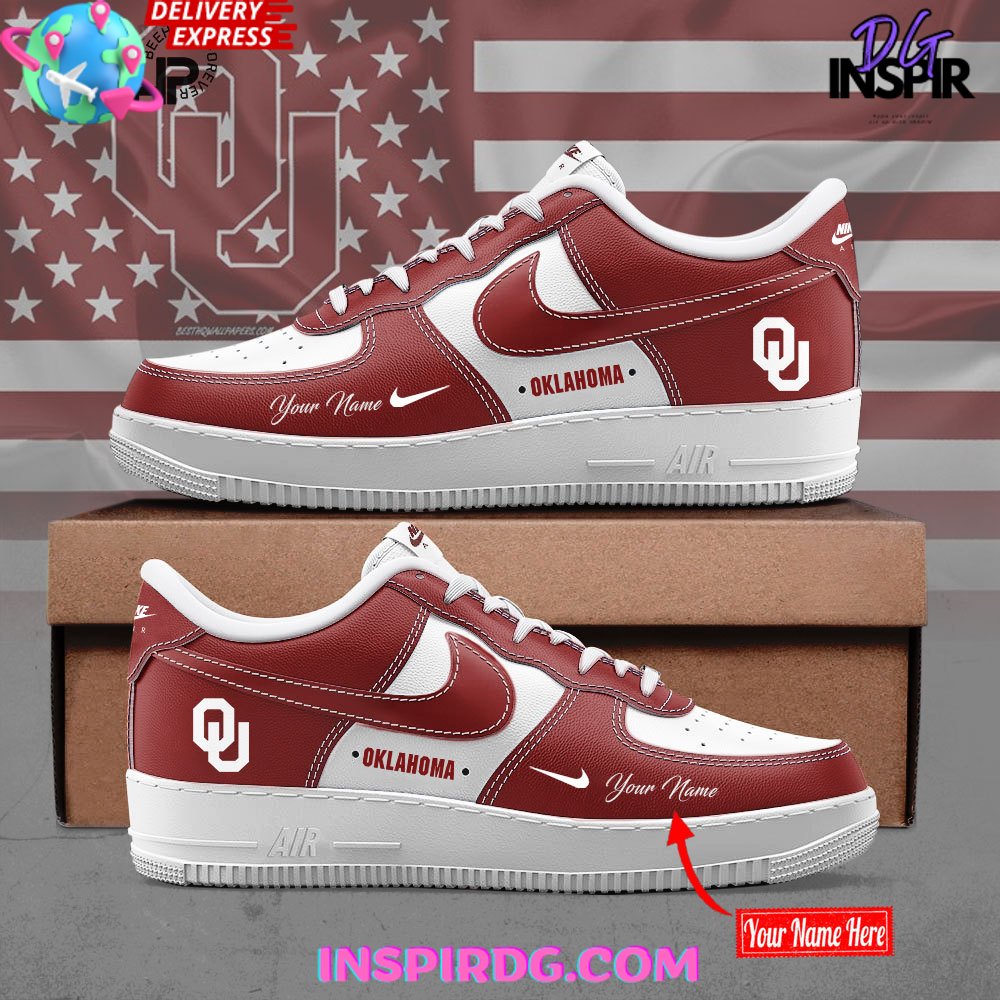 JWFancy Oklahoma Sooners Air Low-Top Sneakers Shoes For Men And Women