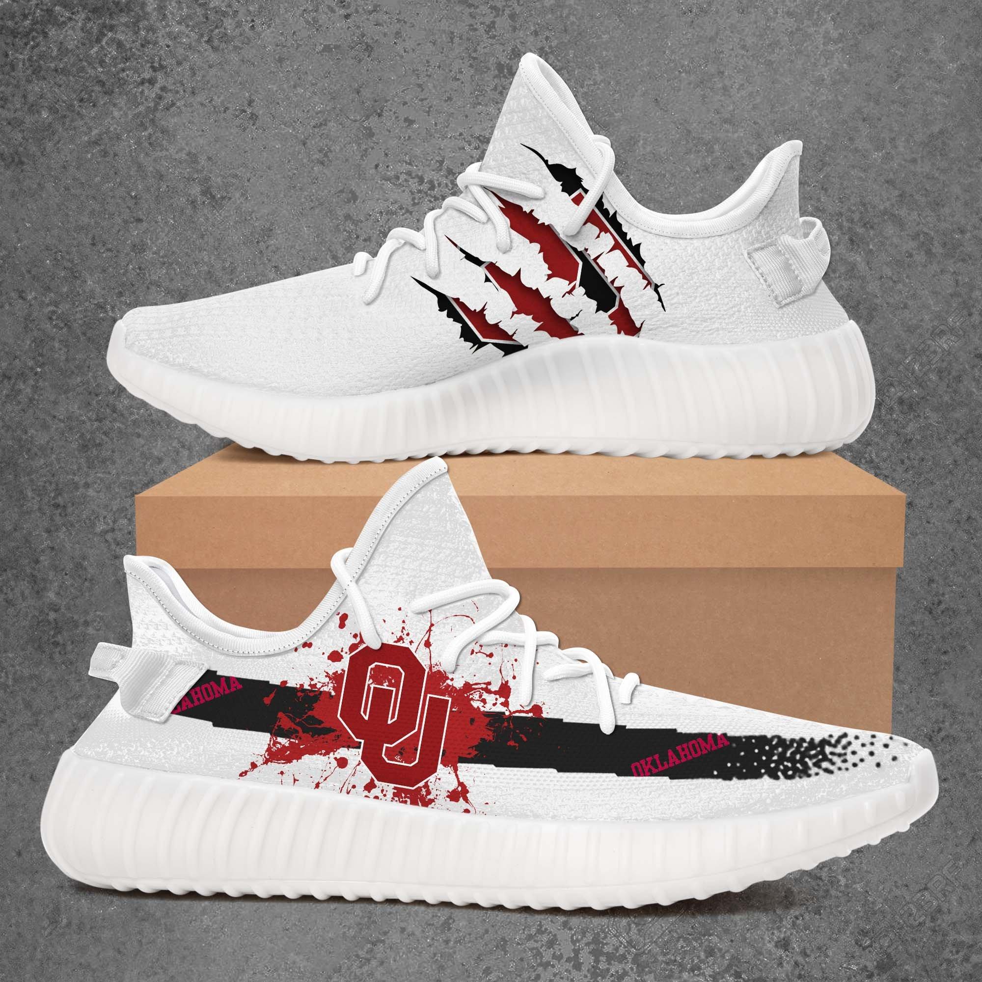 JWFancy Oklahoma Sooners Yeezy Boost Shoes For Men And Women