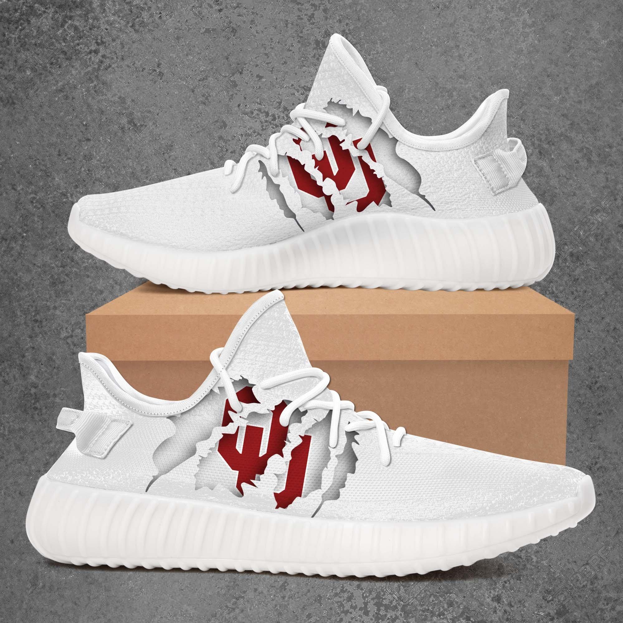 JWFancy Oklahoma Sooners Yeezy Boost Shoes For Men And Women