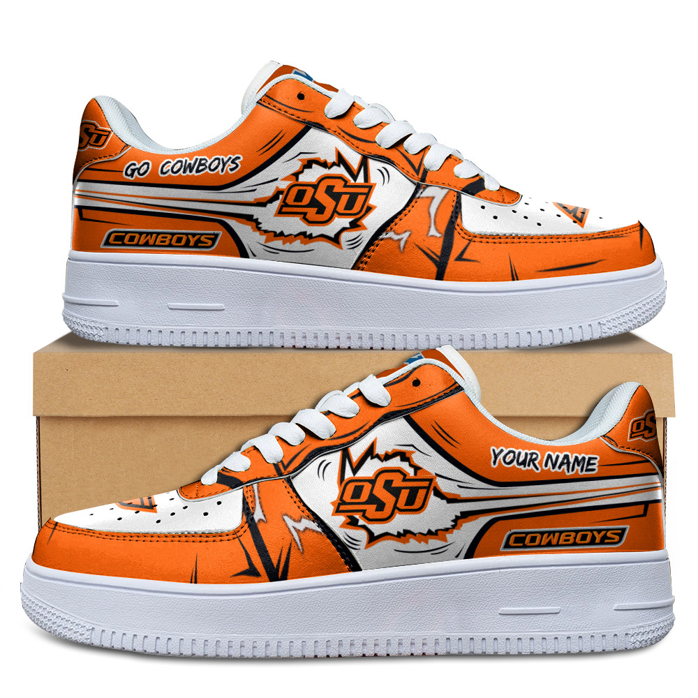 JWFancy Oklahoma State Cowboys Air Low-Top Sneakers Shoes For Men And Women