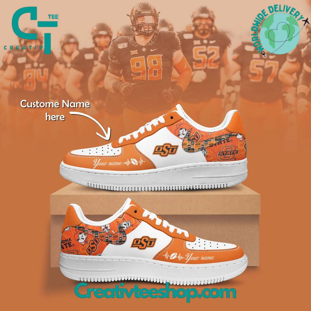 JWFancy Oklahoma State Cowboys Air Low-Top Sneakers Shoes For Men And Women