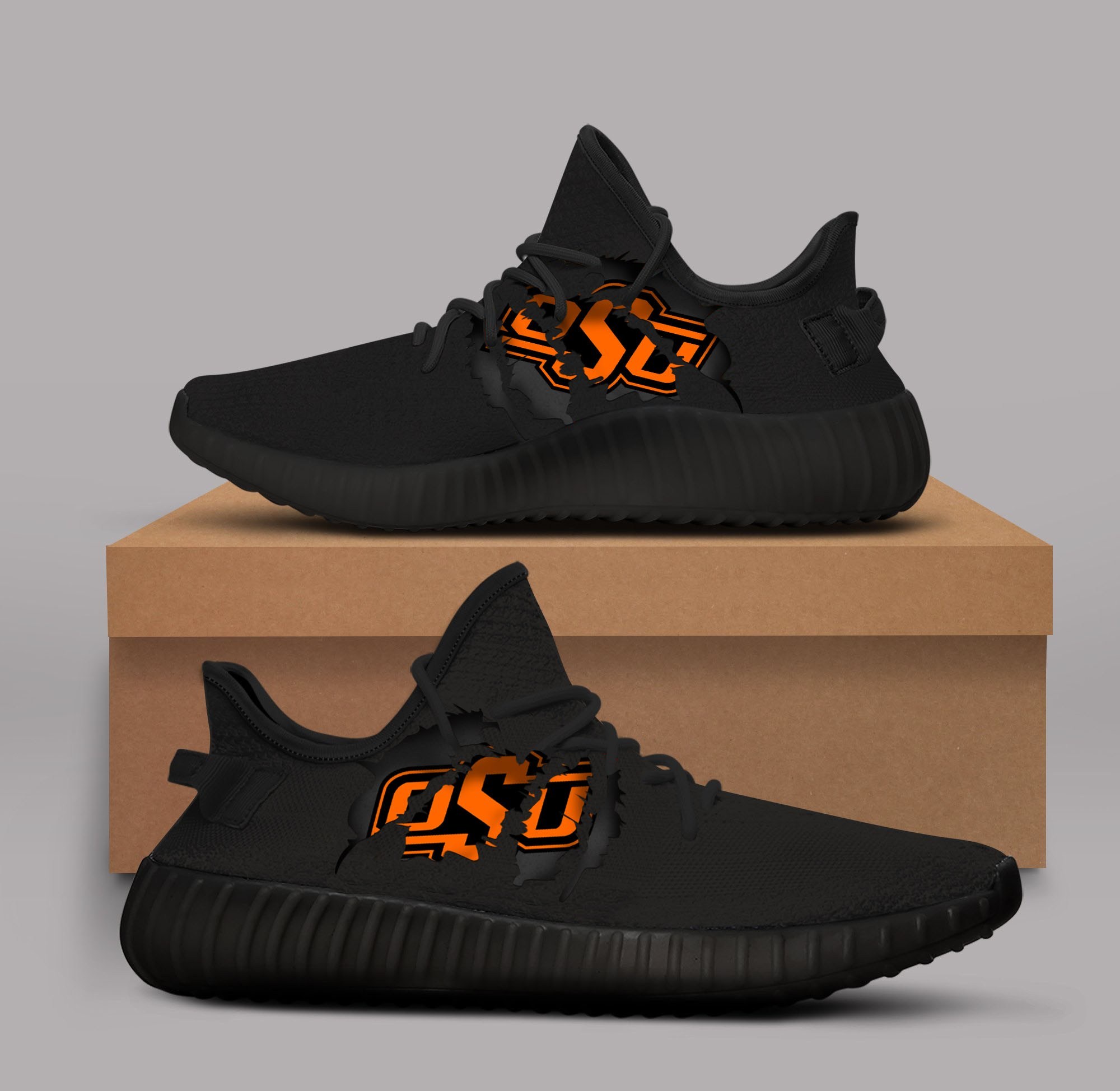 JWFancy Oklahoma State Cowboys Yeezy Boost Shoes For Men And Women