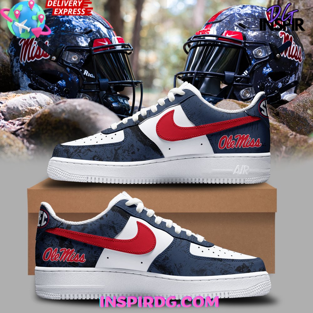 JWFancy Ole Miss Rebels Air Low-Top Sneakers Shoes For Men And Women