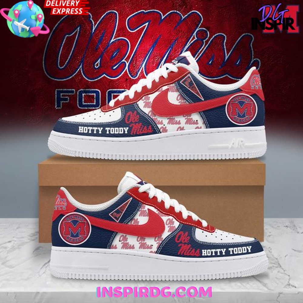 JWFancy Ole Miss Rebels Air Low-Top Sneakers Shoes For Men And Women