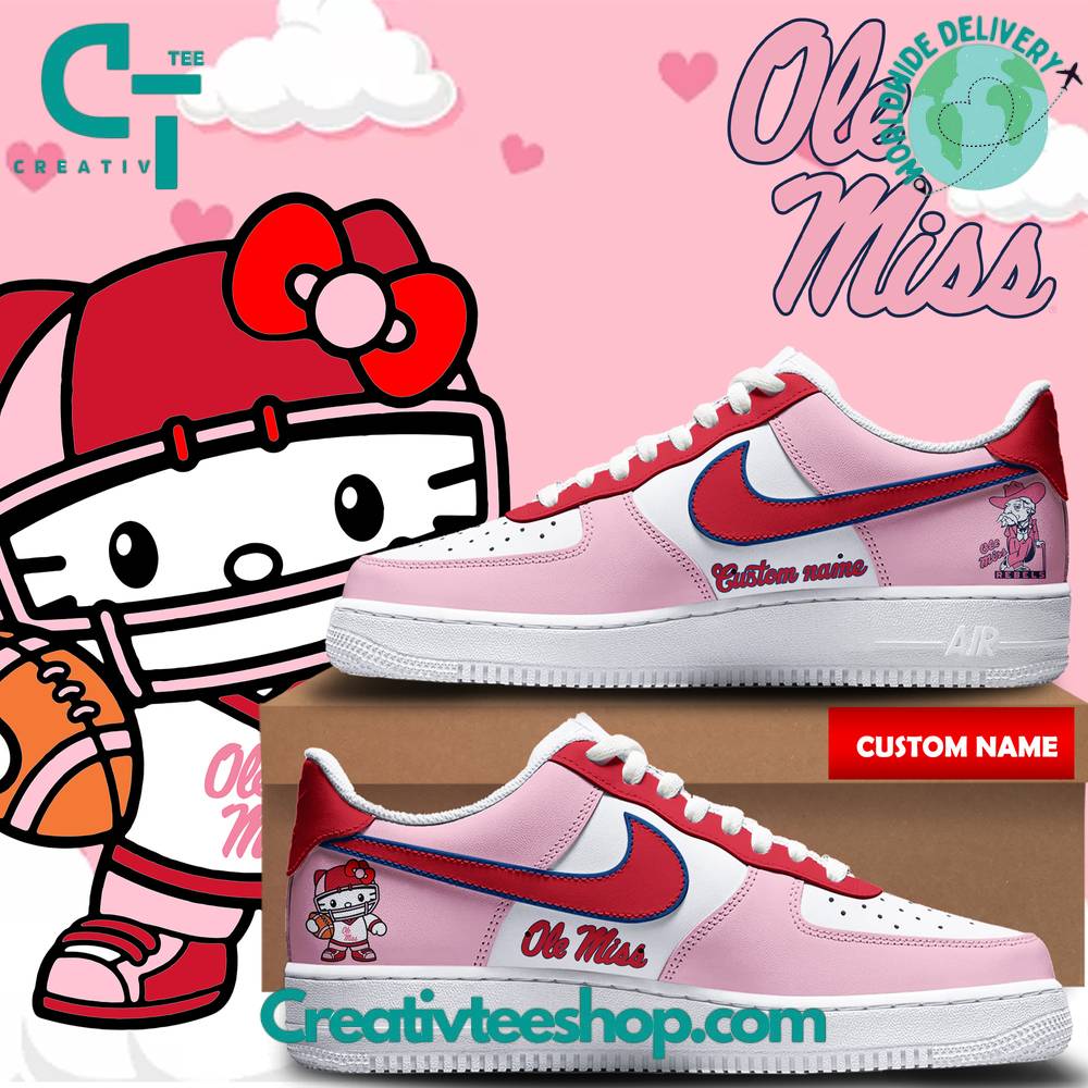 JWFancy Ole Miss Rebels Air Low-Top Sneakers Shoes For Men And Women