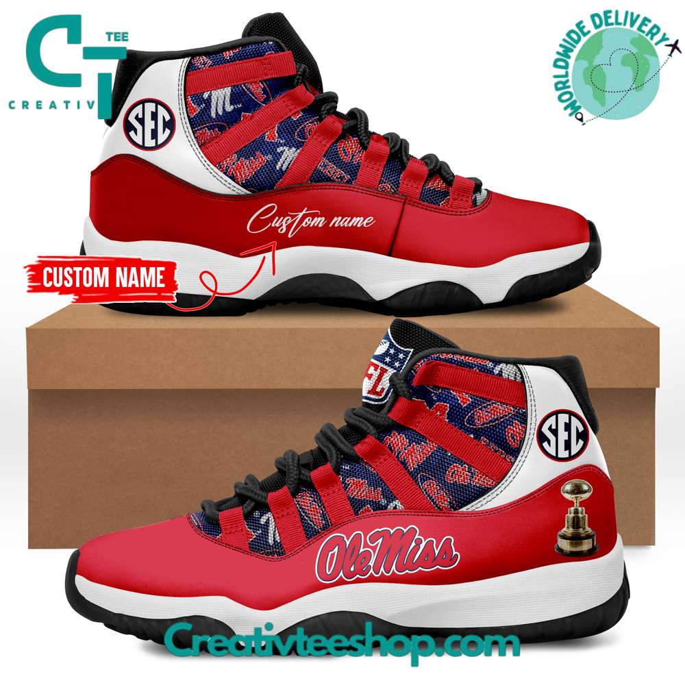 JWFancy Ole Miss Rebels AJ13 Sneakers Shoes For Men And Women