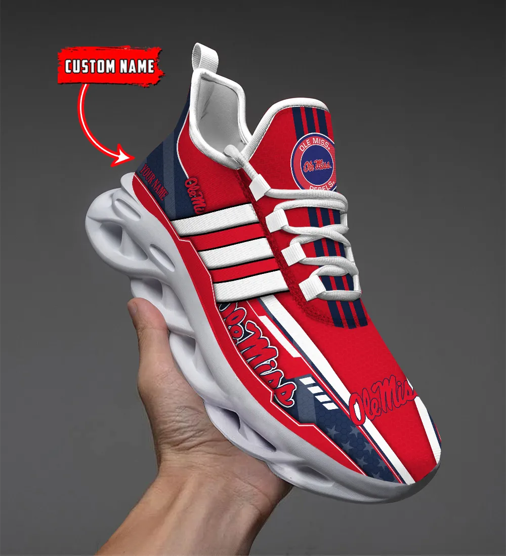 JWFancy Ole Miss Rebels Max Soul Shoes Sneakers For Men And Women