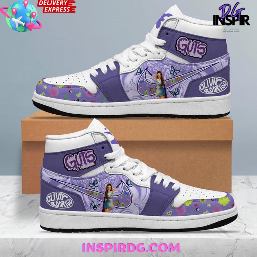 JWFancy Olivia Rodrigo AJ1 High Sneakers Shoes For Men And Women