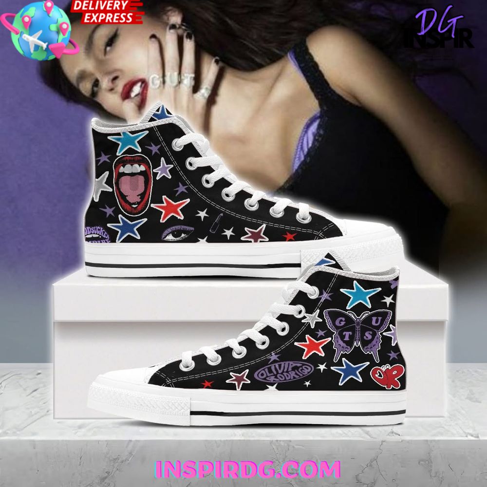 JWFancy Olivia Rodrigo High Top Canvas Sneakers Shoes For Men And Women