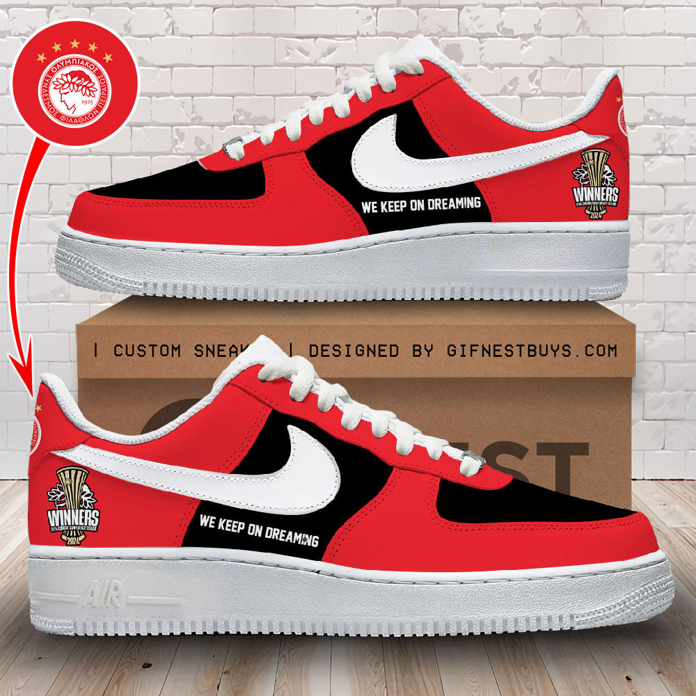 JWFancy Olympiakos F.C. Air Low-Top Sneakers Shoes For Men And Women