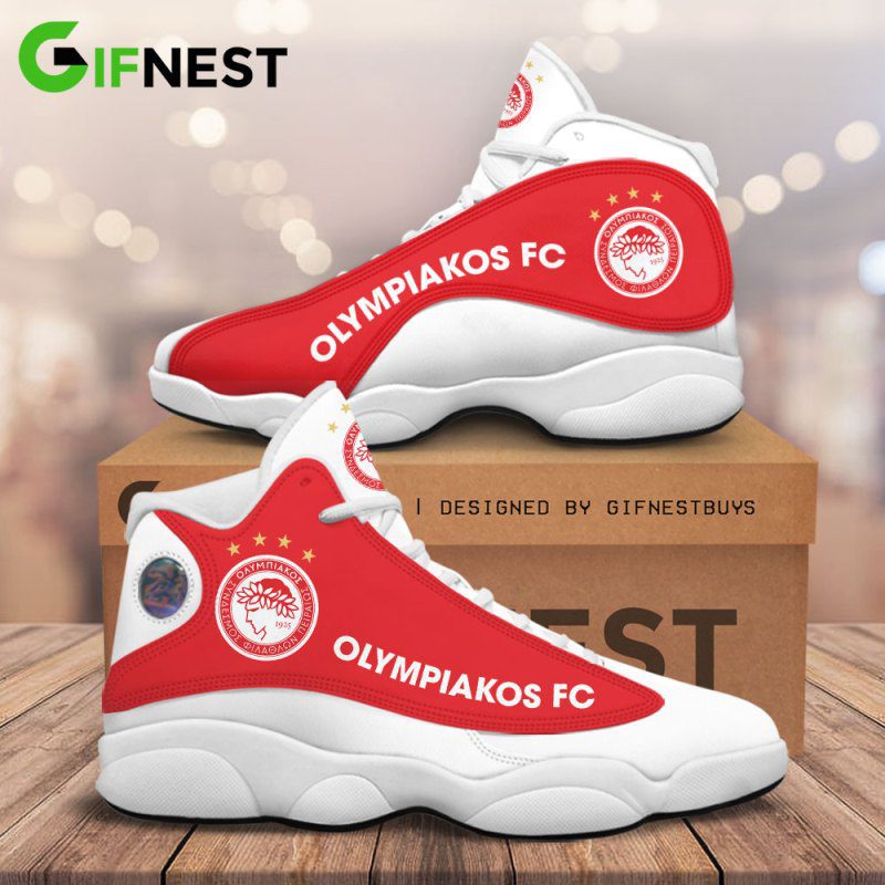 JWFancy Olympiakos F.C. AJ13 Sneakers Shoes For Men And Women