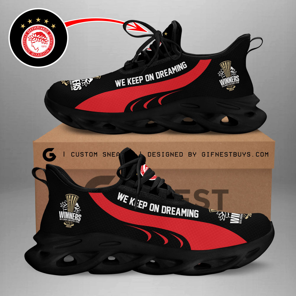 JWFancy Olympiakos F.C. Max Soul Shoes Sneakers For Men And Women