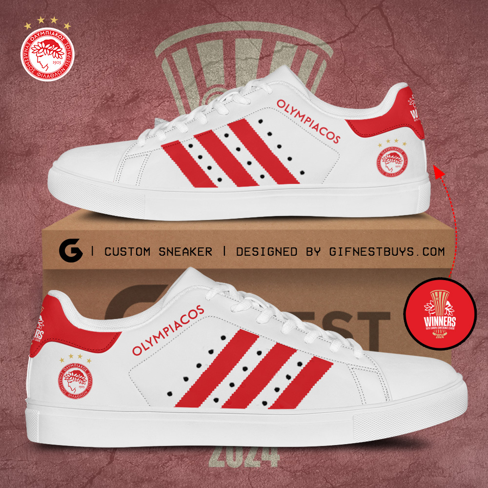 JWFancy Olympiakos FC Skate Stan Shoes Sneakes For Men And Women