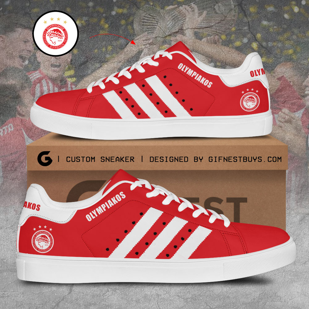 JWFancy Olympiakos FC Skate Stan Shoes Sneakes For Men And Women