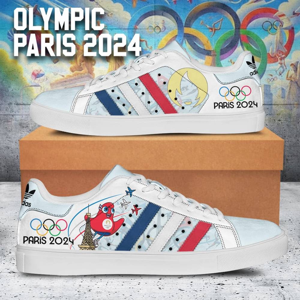 JWFancy Olympic Paris 2024 Skate Stan Shoes Sneakes For Men And Women