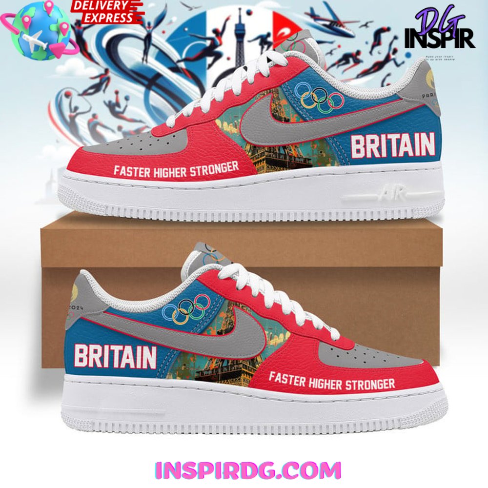JWFancy Olympic Paris Britain Air Low-Top Sneakers Shoes For Men And Women