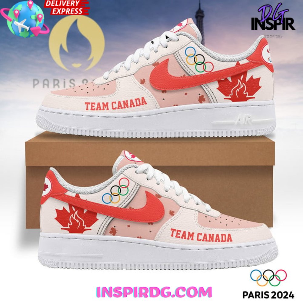 JWFancy Olympic Paris Canada Nation Air Low-Top Sneakers Shoes For Men And Women