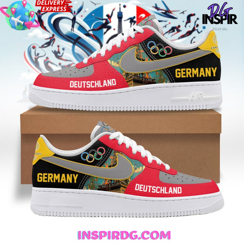 JWFancy Olympic Paris Germany Nation Air Low-Top Sneakers Shoes For Men And Women