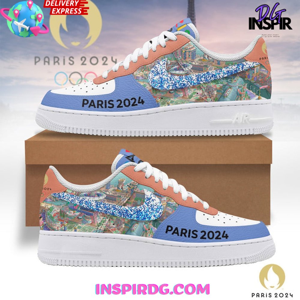 JWFancy Olympics Paris Air Low-Top Sneakers Shoes For Men And Women