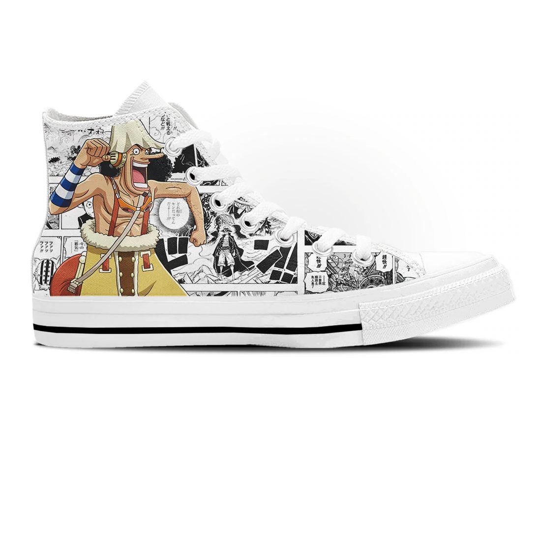 JWFancy One Piece High Top Canvas Sneakers Shoes For Men And Women