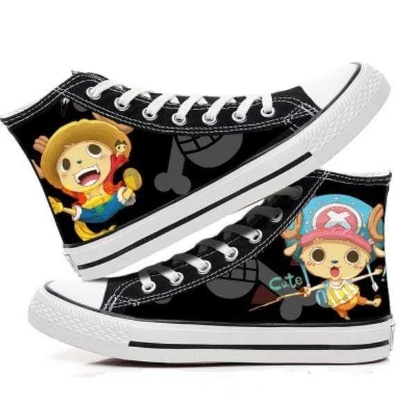 JWFancy One Piece High Top Canvas Sneakers Shoes For Men And Women