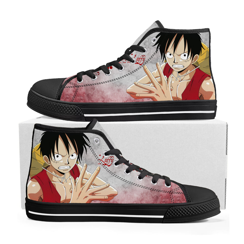 JWFancy One Piece High Top Canvas Sneakers Shoes For Men And Women