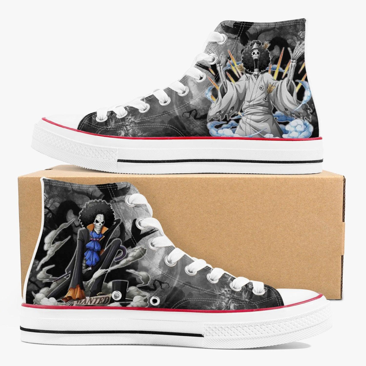 JWFancy One Piece High Top Canvas Sneakers Shoes For Men And Women