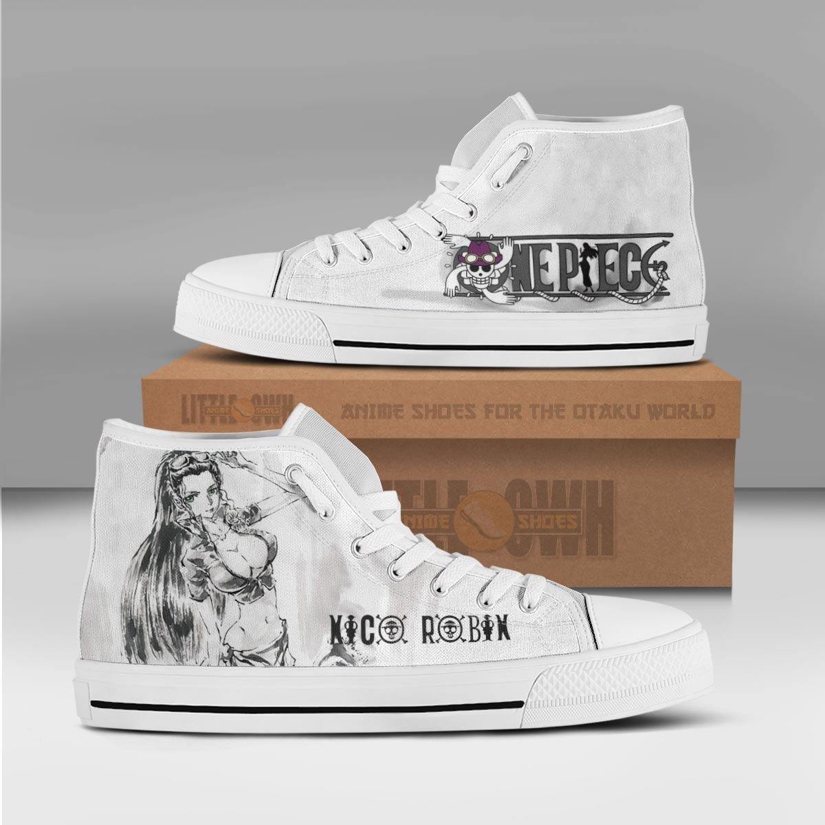 JWFancy One Piece High Top Canvas Sneakers Shoes For Men And Women