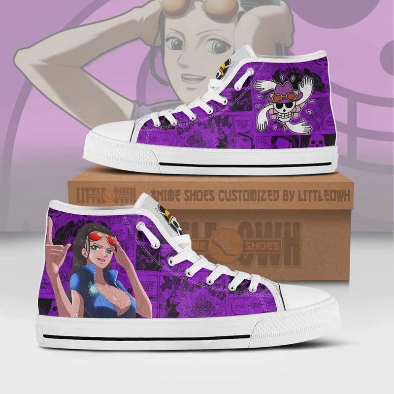 JWFancy One Piece High Top Canvas Sneakers Shoes For Men And Women