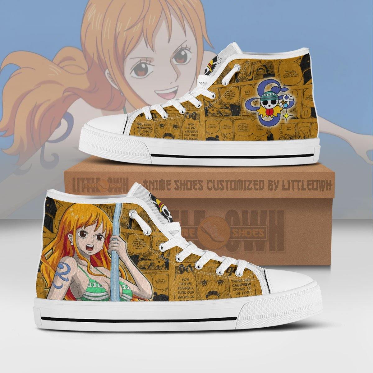 JWFancy One Piece High Top Canvas Sneakers Shoes For Men And Women