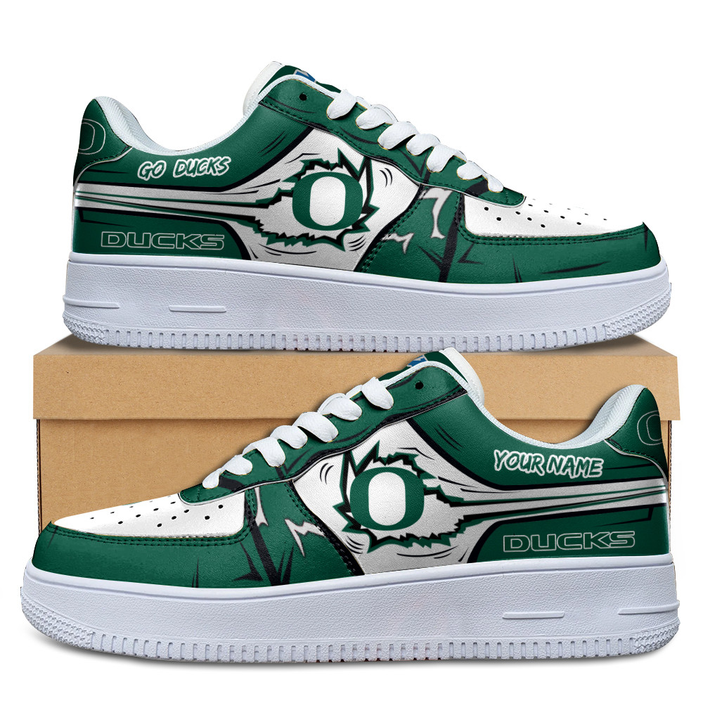 JWFancy Oregon Ducks Air Low-Top Sneakers Shoes For Men And Women