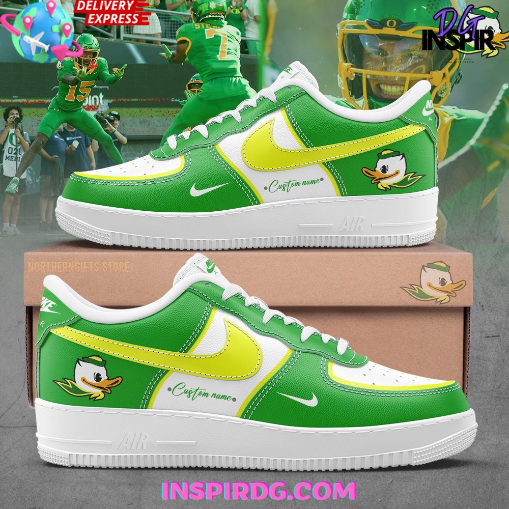 JWFancy Oregon Ducks Air Low-Top Sneakers Shoes For Men And Women