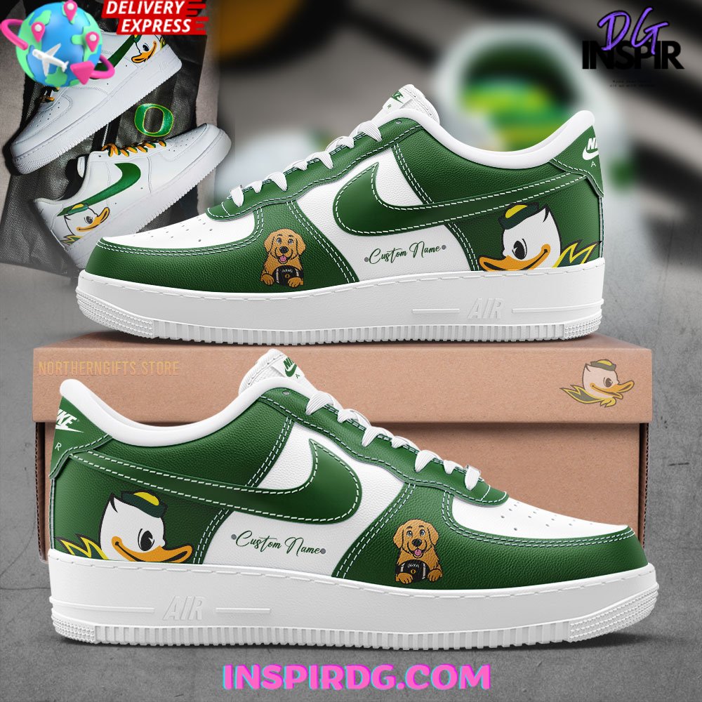 JWFancy Oregon Ducks Air Low-Top Sneakers Shoes For Men And Women